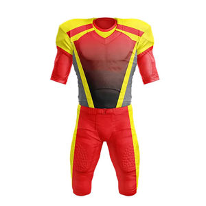 Uniforme de entrenamiento de fútbol americano con logotipo personalizado de alta calidad, conjuntos de talla grande para entrenamiento de adultos - Product Image 5