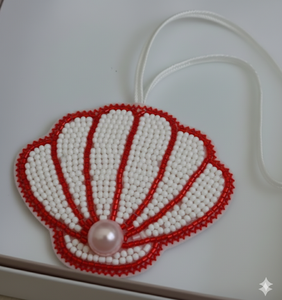 Dernier cri : Charme cerise brodé à la main avec des perles, mignon, tendance, luxueux, élégant, design haut de gamme, accessoire décoratif personnalisé, cadeau - Product Image 5