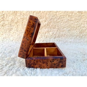 <b>Wooden</b> Jewelry Box Elegant Organizer with Classic Design <b>for</b> <b>Rings</b> Earrings Necklaces Bracelets Watches and Gift Storage - Product Image 3