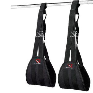 High Quality Adjustable Arm Supports Hanging Ab Straps for Core <b>Strength</b> <b>Training</b> Padded Bodyweight Exercises Made Rubber - Product Image 1