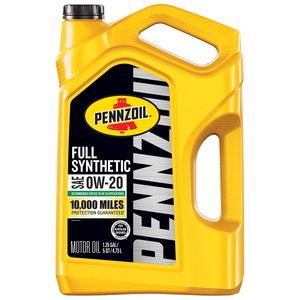 Pennzoil Huile à moteur entièrement synthétique 0W-20 5 pintes 4.73L Lubrifiant automobile anti-usure - Product Image 1
