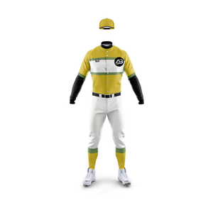 Uniforme de baseball respirant de haute qualité couleur unie équipe porter bas quantité minimale de commande ensembles imprimés en stock à bas prix - Product Image 2