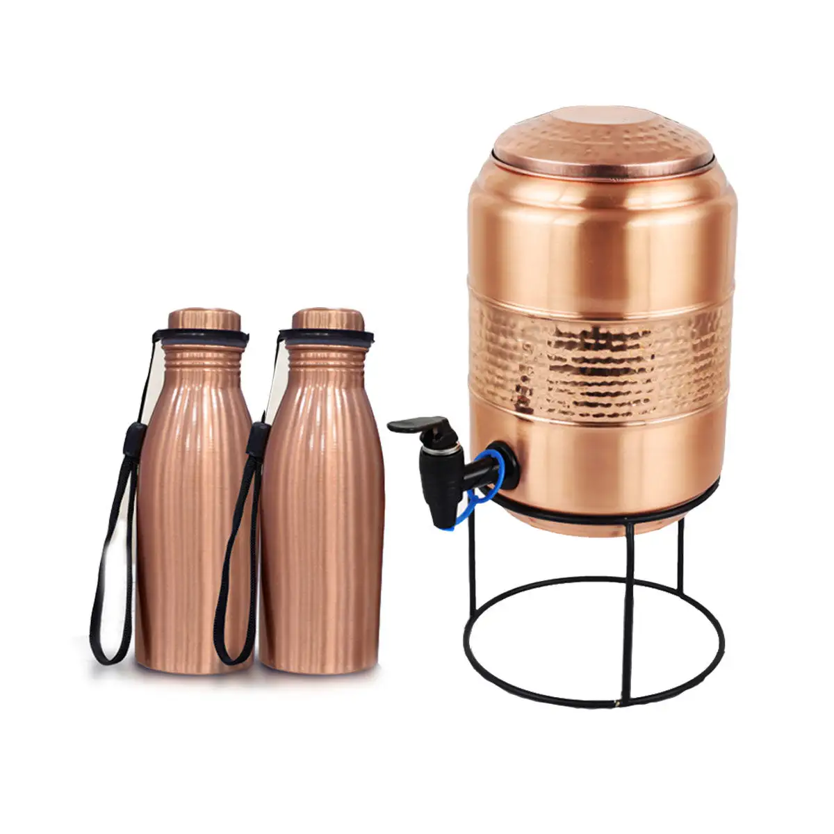 Hot Selling Copper Water Dispenser Pot Copper Water Cooler Hammered Design Dispenser Pure Copper Drink Water For Better Health