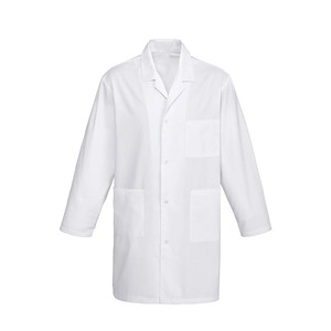 Bata de hospital blanca personalizada Bata de laboratorio médico unisex para médicos OEM ODM Proveedor directo de fábrica - Product Image 2
