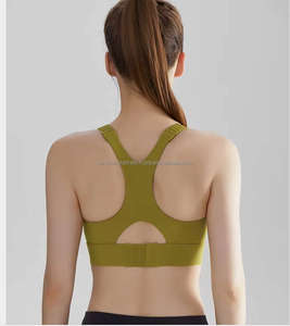 Sujetador Deportivo Reversible de Alta Elasticidad para Mujer, Top Deportivo Transpirable y Ligero, para Fitness al Aire Libre, Correr, Yoga, sin Espalda - Product Image 2