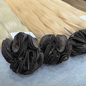 Super ventes extensions de cheveux humains bruts attachés à la main trame de cheveux pleine longueur longue durée meilleure qualité au Vietnam - Product Image 3