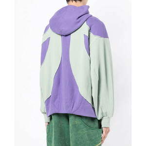 Sweatshirts à cordon en coton polaire personnalisés pour hommes Prix de gros Sweat à capuche avec motif solide Veste d'hiver à vendre - Product Image 3