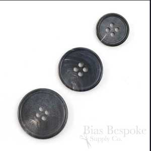 Buffallo horn finish button - Product Image 5