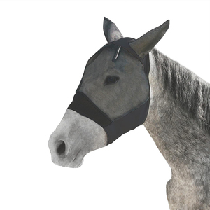 Nueva máscara de caballo transpirable a prueba de mosquitos y moscas, suministros ecuestres - Product Image 3