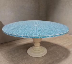 ที่วางเค้กรูปดอกไม้ทำจากเรซิ่นอีพ็อกซี่ฝังกระดูกอุปกรณ์ทำเค้กเครื่องครัวทำด้วยมือ - Product Image 2