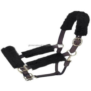 Fourrure de vison personnalisé Rembourré Cheval Halter à faible coût Cheval Halter en plusieurs couleurs et tailles à bas prix - Product Image 5
