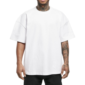 Camiseta de algodón en blanco con estampado de gran tamaño personalizado de alta calidad y hombros caídos para hombre, camiseta para hombre de peso pesado - Product Image 5