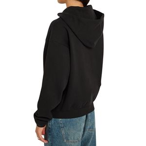 Sudadera con Capucha y Cremallera para Mujer, Estilo Holgado, Lavado Ácido, Algodón Felpa, Ecológica, Estilo Urbano Minimalista - Product Image 3