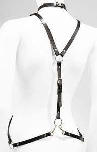 Sexy leather <b>harness</b> Body <b>harness</b> costume <b>Harness</b> for lingerie Leather bondage <b>harness</b> Adjustable body <b>harness</b> - Product Image 4