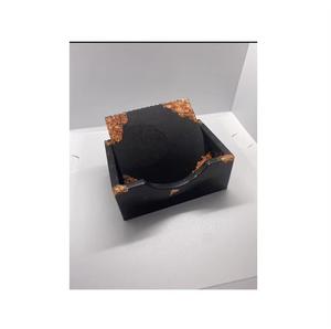 Latest Design Sample Resin <b>and</b> Wood Coaster With Resin Holder Unique Custom <b>Colour</b> Tea Cup Coasters - Product Image 5