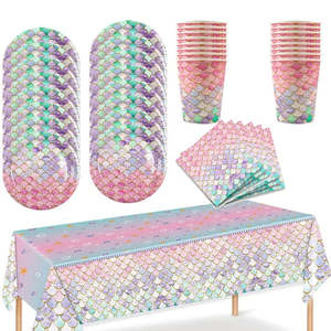 Set de Decoración Desechable para Fiesta de Cumpleaños para Niñas con Globos de Látex y Artículos para una Feliz Celebración de Cumpleaños - Product Image 1