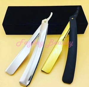 Suministros de peluquero de alta calidad, maquinilla de afeitar profesional de corte recto para salón de peluquería, maquinilla de afeitar de una sola hoja - Product Image 6