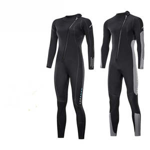 Traje de neopreno de 3mm con logotipo personalizado impreso, traje completo con cremallera trasera impermeable para buceo libre, surf, natación, servicio OEM - Product Image 3
