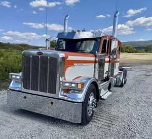 Best!! STRONG CLEAN 2024 2025 Peterbiltt 589 Sleeper Semi <b>Truck</b> - 72" Flat Top Sleeper- 6x4 Diesel Manual Used <b>Truck</b> for Sale - Product Image 1
