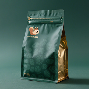 Sac souple mat à soufflet latéral avec fermeture éclair refermable et encoche de déchirure pour emballage alimentaire sec, usage commercial au Vietnam - Product Image 5