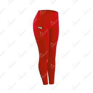 Mallas de Yoga de cintura elástica de cintura alta para mujer, medias de compresión elásticas para gimnasio, correr, entrenamiento y Fitness, suministro a granel - Product Image 2