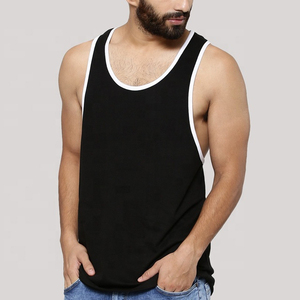 Manufacturer's Best Customizable Men's Knitted Tank <b>Tops</b> Hot Style Bodybuilding Stringer Factory-Made High Street Style <b>Low</b> Rate - Product Image 1