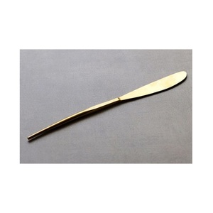 Venta caliente cuchillo de cena de latón con chapado en oro para el hogar y la cocina a precio barato cuchillo de cubiertos de alta calidad para venta al por mayor - Product Image 1