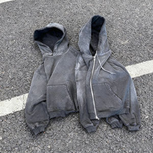 Sudaderas con Capucha de Lujo Personalizadas, Gruesas, de Algodón Premium, Transpirables, con Hombros Caídos, Cremallera de Alta Calidad - Product Image 4