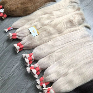 Vente chaude pour les extensions de cheveux humains en vrac de couleur ombrée, prix de gros le plus tendance du plus grand fournisseur vietnamien - Product Image 1