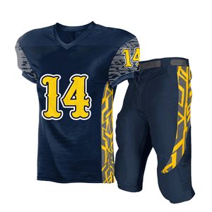 Kit de uniforme de fútbol americano transpirable personalizado OEM, camisetas de verano, camiseta sublimada de talla grande - Product Image 3