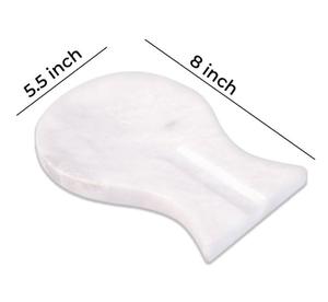 Durable 100% Handmade Natural Marble Spoon Rest Holder with Modern Design Eco-Friendly Dishwasher Safe - Product Image 3