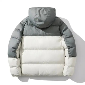 Veste d'hiver pour homme en duvet, logo personnalisé, vente en gros, veste gonflée pour homme, veste gonflée pour homme - Product Image 2