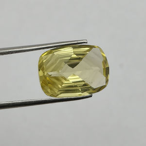 ลิมอนธรรมชาติควอตซ์ 14x10 มม.เบาะตัดแฟนซีแถบ 5.91 cts คุณภาพสูงมะนาว topaz หลวมอัญมณีสําหรับเครื่องประดับทํา - Product Image 4