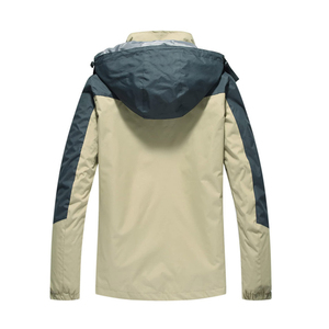 Gran oferta, chaqueta de concha suave Unisex, primavera, a prueba de viento, impermeable, manga larga con cremallera, abrigo con capucha, Color sólido para hombre - Product Image 2
