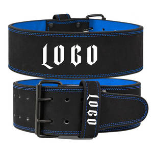 เข็มขัดหนังวัวสำหรับเล่นฟิตเนสเข็มขัดสำหรับยิมเข็มขัดพยุงหลังสำหรับออกกำลังกายยกน้ำหนักปรับแต่งโลโก้ได้ตามต้องการ - Product Image 2