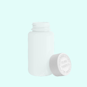 Bouteille de sirop carré HDPE 100ml avec bouchon CR blanc, haute qualité et prix compétitif du fournisseur vietnamien M0781 - Product Image 1