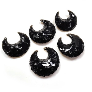 Luna creciente de obsidiana negra al por mayor Luna creciente de la mejor calidad - Product Image 6