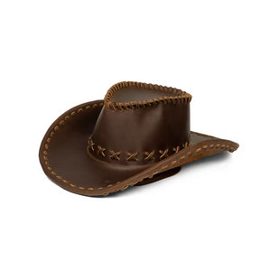 Chapeau de cowboy unisexe en promotion, nouvelle mode, très populaire auprès des jeunes adultes, taille personnalisée pour usage extérieur, vente en gros - Product Image 1