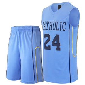 Uniforme de basket-ball d'été imprimé de haute qualité, design personnalisé, unisexe, logo personnalisé, respirant, grande taille, adulte - Product Image 3