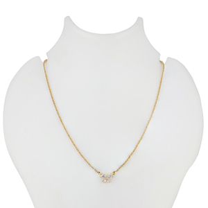 สร้อยคอจี้รูปผีเสื้อเพชรเพาะเลี้ยง 0.95 กะรัต ทองคำแท้ 14K สำหรับผู้หญิง เครื่องประดับหรูหรา รับรองโดย IGI - Product Image 3