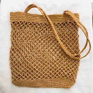 Bolso de rafia Natural para mujer, hecho a mano de Vietnam - Product Image 5