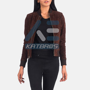 Veste en cuir véritable élégante pour femmes, matière douce de qualité supérieure, coupe confortable, style classique, élégant et moderne, vêtement d'extérieur - Product Image 4