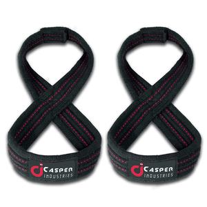 2025 alta calidad profesional gimnasio levantamiento de pesas personalizado pesado figura ocho Correa alta profesional algodón correas de elevación - Product Image 5