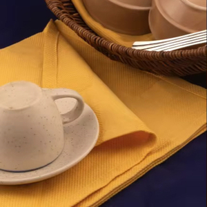 100% ensemble de serviettes en satin de coton à séchage rapide serviette en lin solide blanc tissé pour la maison hôtels restaurants utilisation durable de la cuisine - Product Image 1