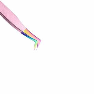 Pince à épiler premium 2026 en acier inoxydable avec pointe en microfibre pour soins personnels et extensions de cils - Product Image 5