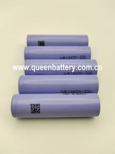 <span class=keywords><strong>18650</strong></span> 33G <span class=keywords><strong>33GT</strong></span> SDI 3300mAh INR18650-33G 3,6 V 3,7 V 10A queenbattery para linterna e-scooter UPS EV e-bike bancos de energía portátiles - Product Image 3