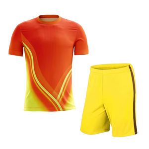 Ropa deportiva Hombres Mujeres Uniforme de fútbol Tarifa barata Logotipo personalizado Uniforme de fútbol para entrenamiento - Product Image 4