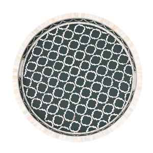 Plateau de service moderne en os incrusté, écologique et de haute qualité, pour le Ramadan, les mariages et les fêtes, personnalisable, rond, décoration d'intérieur - Product Image 2