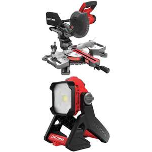 Sierra ingletadora deslizante de 7-1/4 pulgadas con luz de trabajo LED, fuente de alimentación eléctrica a batería para uso industrial y bricolaje, motosierra certificada GS - Product Image 1