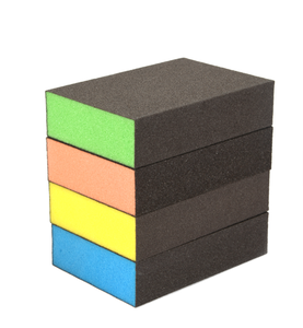 Bloc éponge de ponçage flexible 4 faces de 25 mm en oxyde d'aluminium de qualité supérieure pour la vente en gros, OEM ODM, pour bois, meubles et métal - Product Image 2